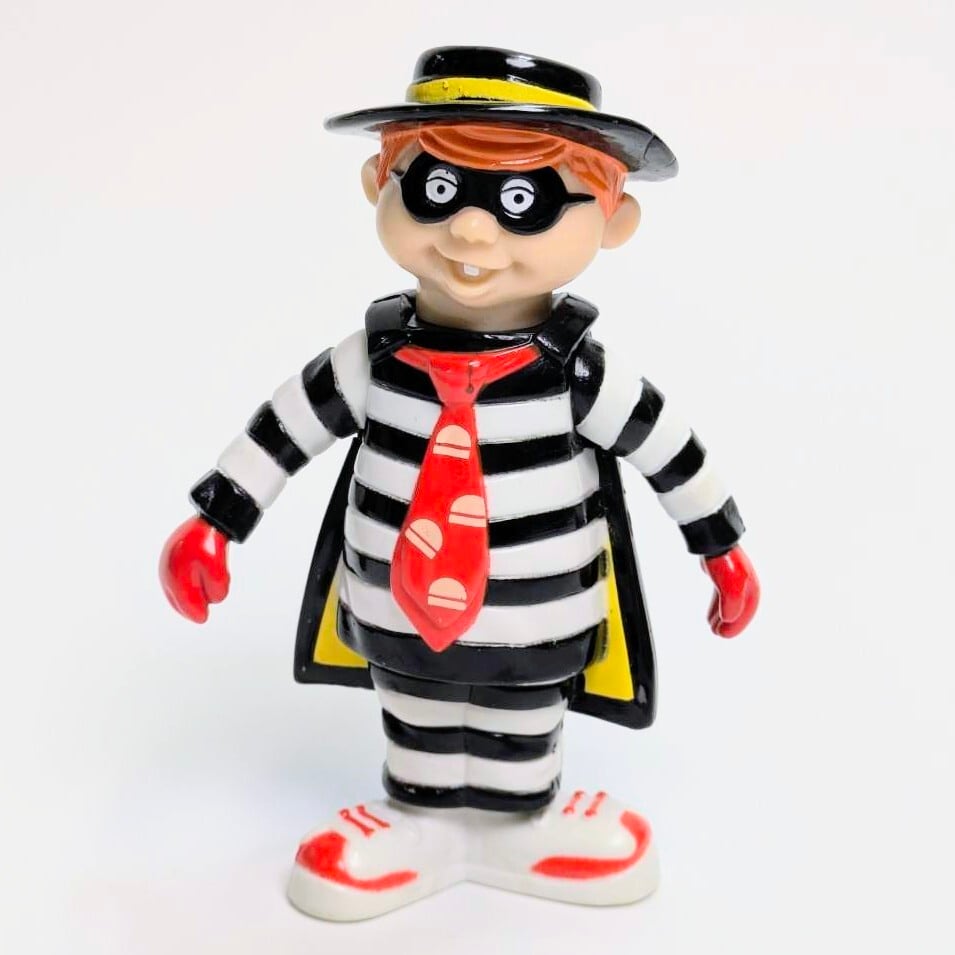 ☆ VINTAGE ☆【 McDonald's ( マクドナルド )】 1993年ハッピーセット『ドナルドとなかまたち』 ハンバーグラー 〚アメリカン雑貨 アメトイ〛