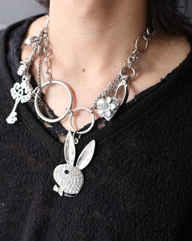 【Alisa Cayoo】3way charm necklace 02