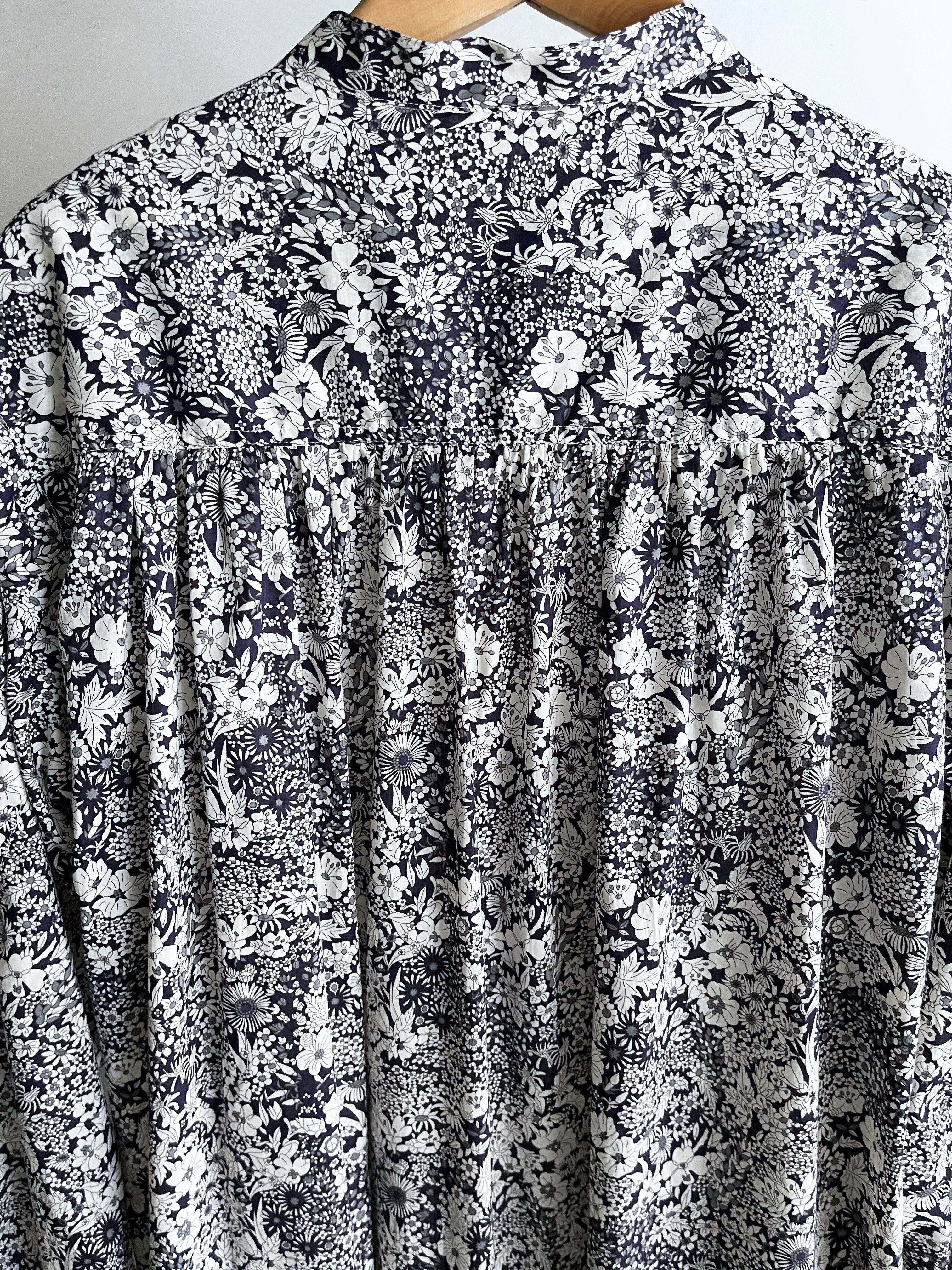 T.yamai paris ヨークギャザーリバティーワンピース | suifu