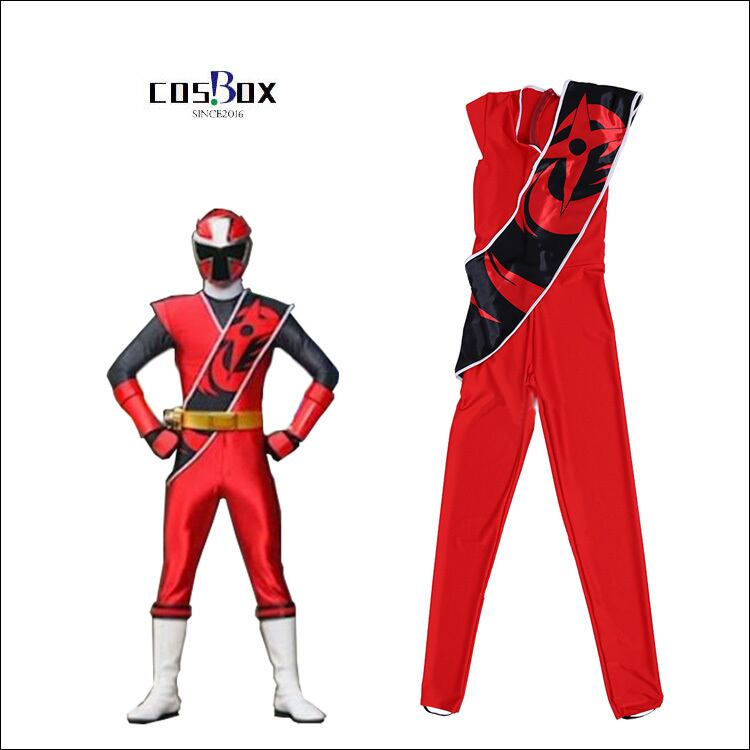 全身タイツ 上着 手裏剣戦ニンニンジャー アカニンジャー 衣装セット スーツ オーダーメイド コスチューム Cosbox
