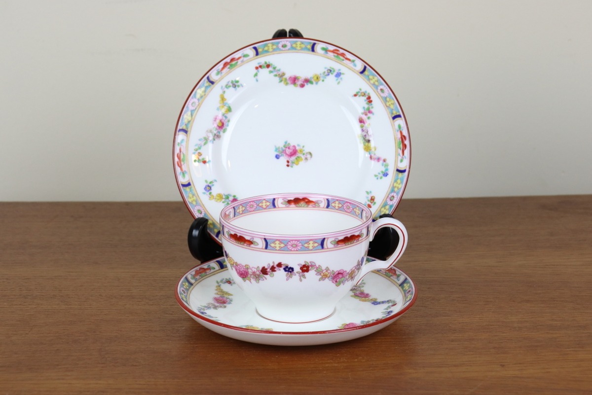 ミントン ミントンローズ トリオ カップ プレート ケーキ皿 MINTON 