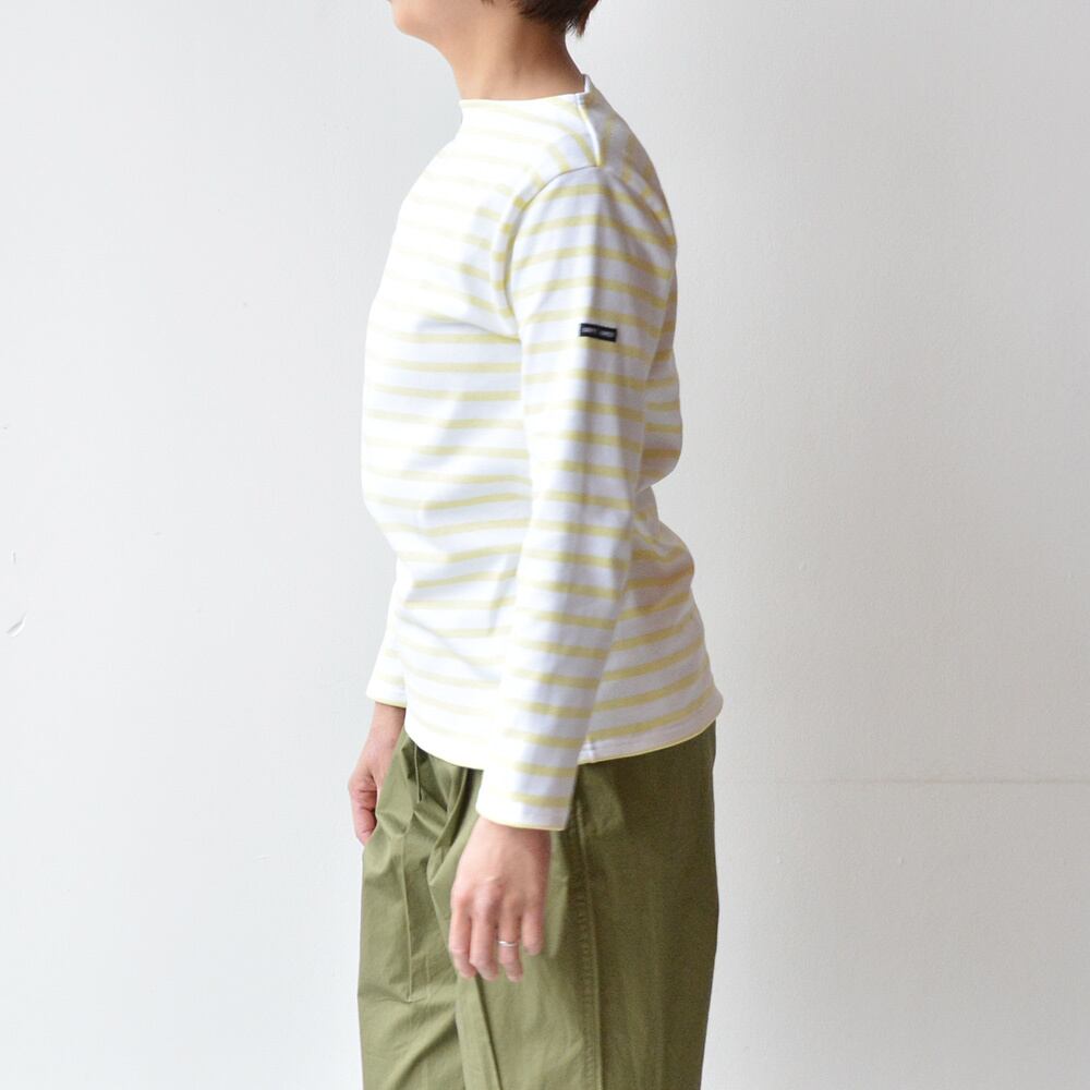 セントジェームス SAINT JAMES ボーダーシャツ(OUESSANT)NEIGE/ZESTE T1