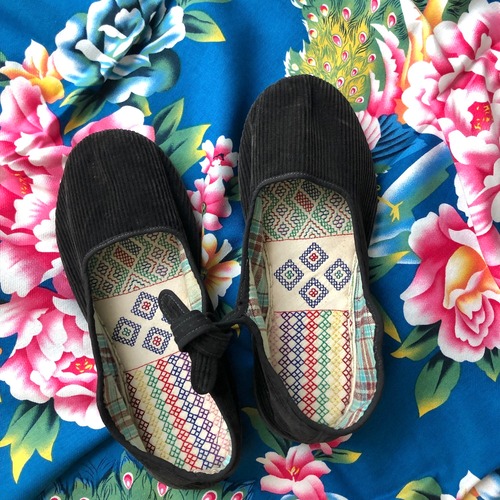 チャイナレトロな刺繍カンフーシューズ03｜23cm