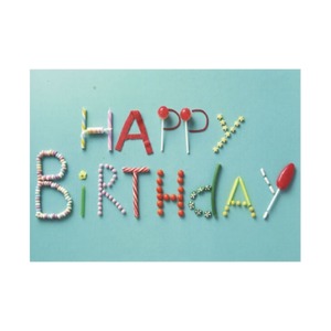 フランス製　ポストカード　サイズ１０５ｃｍｘ１４８ｃｍ　　Happy Birthday 『お誕生日おめでとう！』C0pernicus