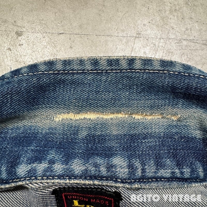SPECIAL!! 40's Lee RIDERS 101-J 最初期 デニムジャケット 赤タグ 傾