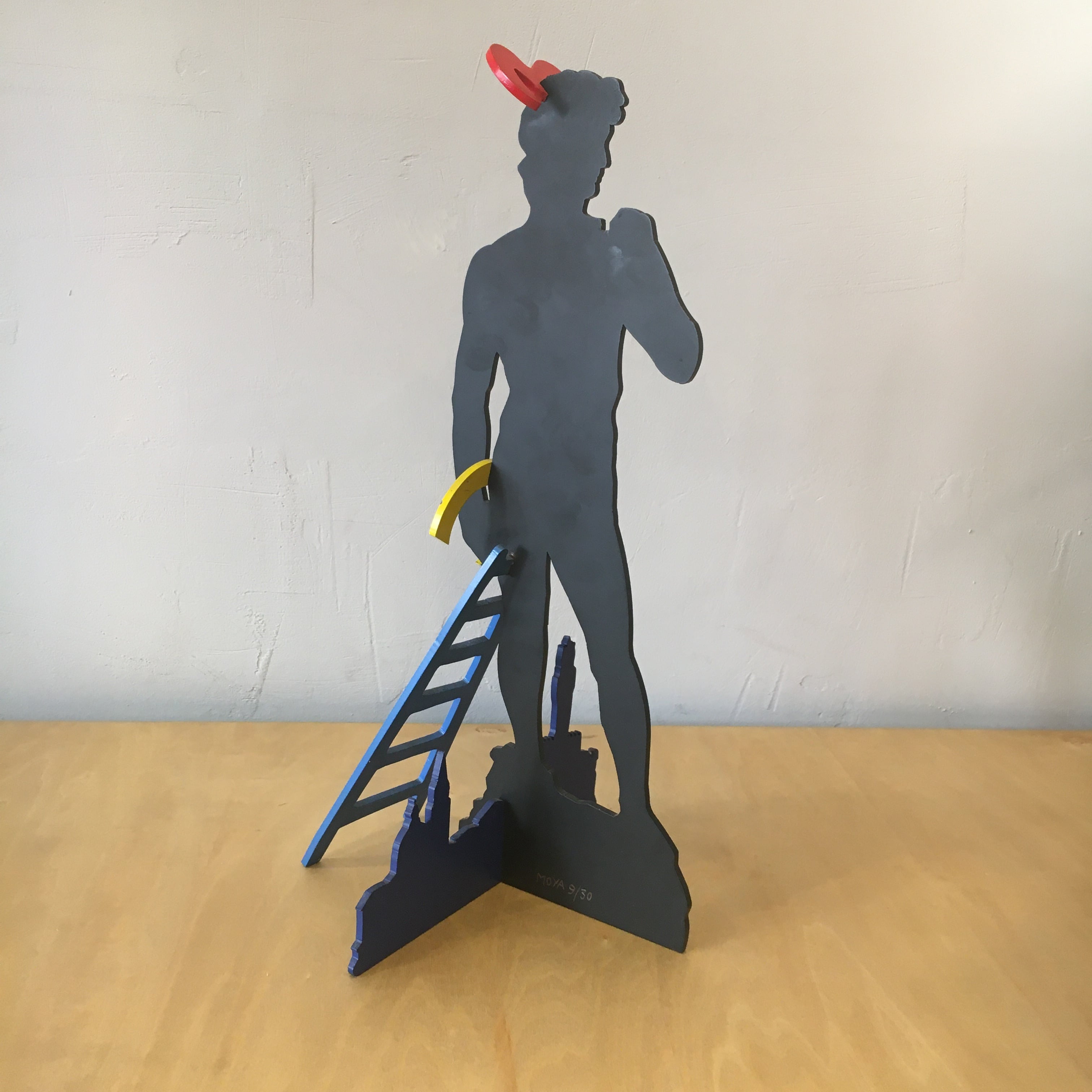 PATRIC MOYA/パトリック･モヤ ”DAVID” iron art sculpture エディション 9/30 現代アート 彫刻 オブジェ