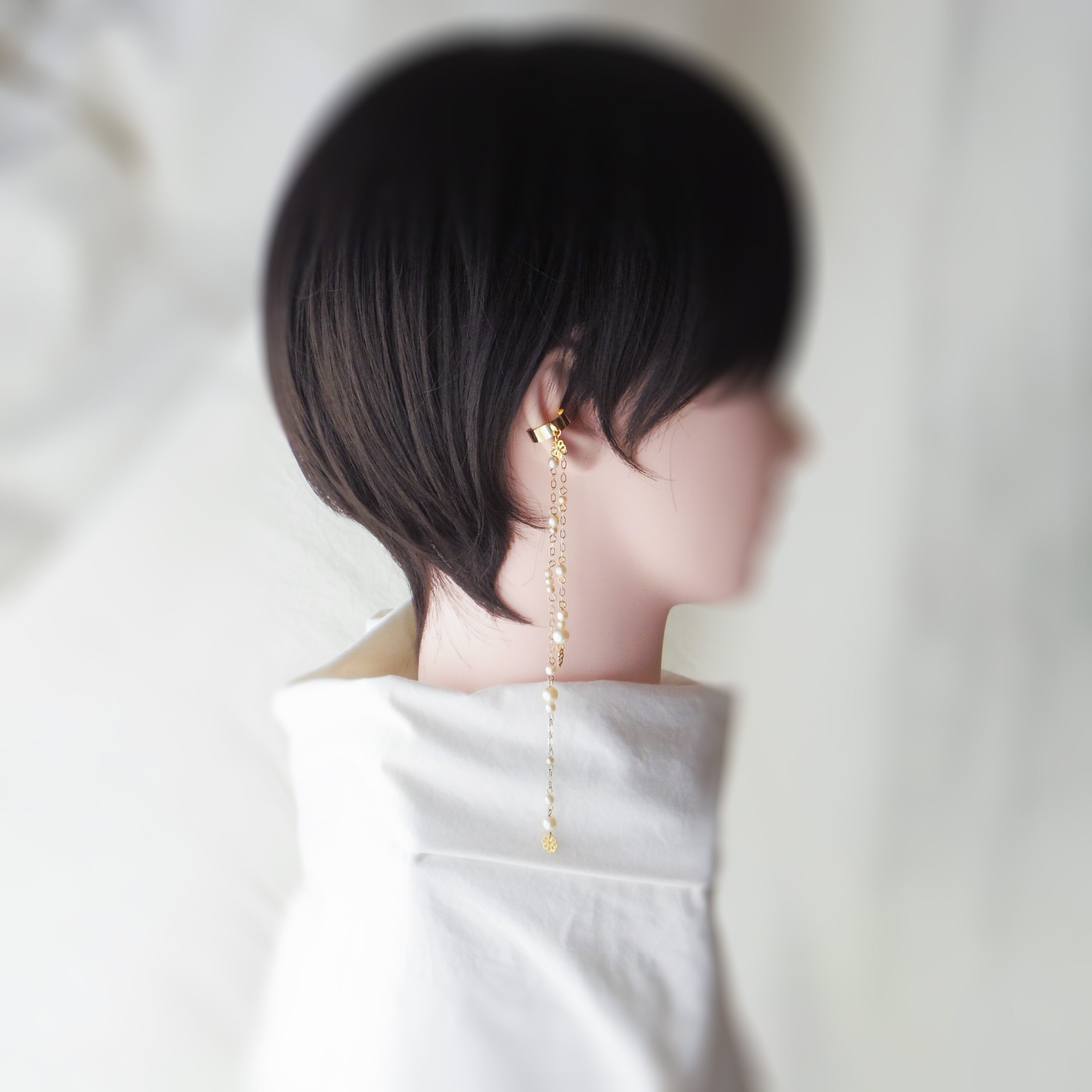 かたっぽイヤーカフ「りん、きらきら」
