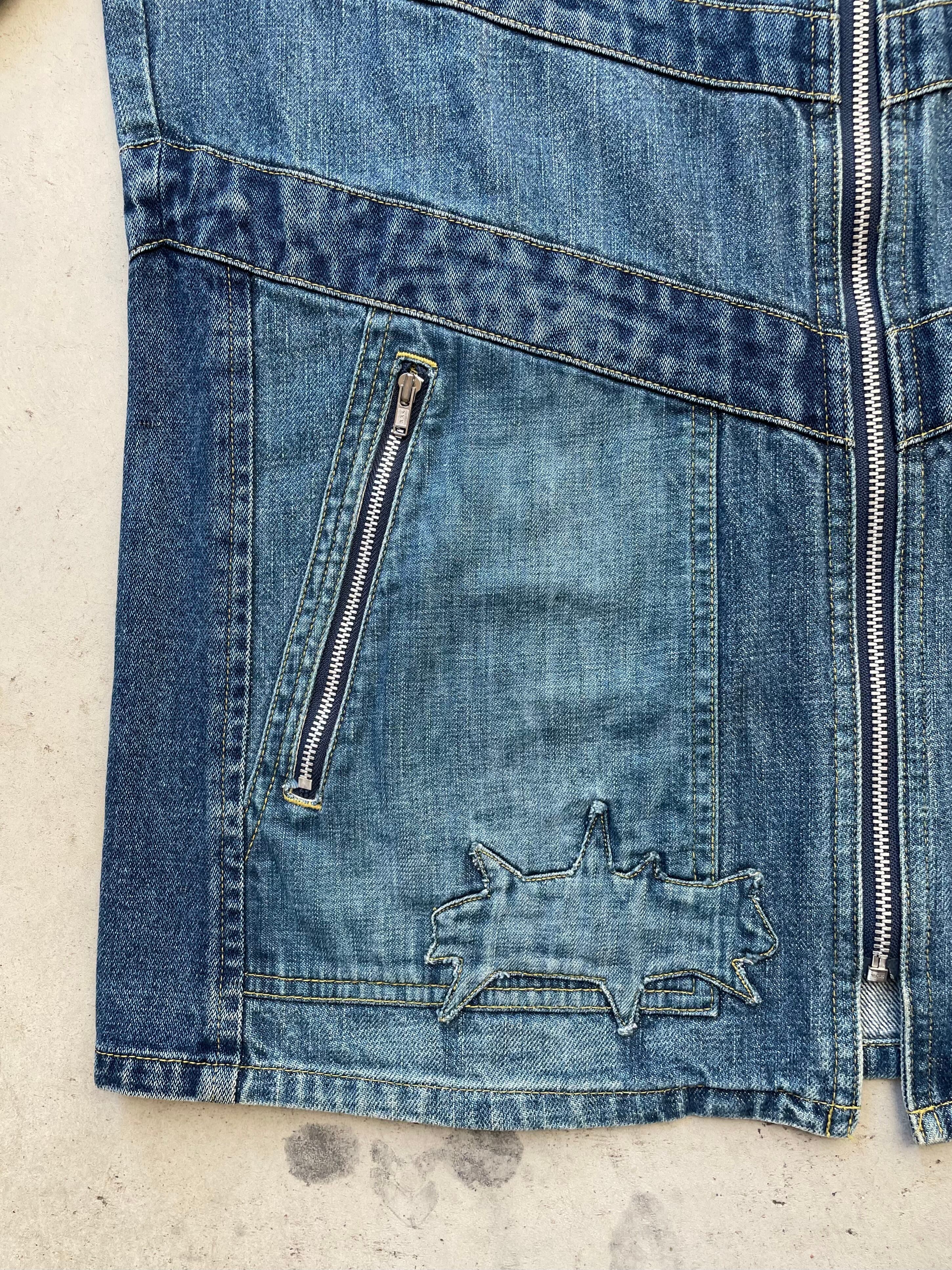 01aw UNDERCOVER “ D.A.V.F期 “ damage panel design denim 01aw UNDERCOVER “ D.A.V.F期 “ damage panel design denim