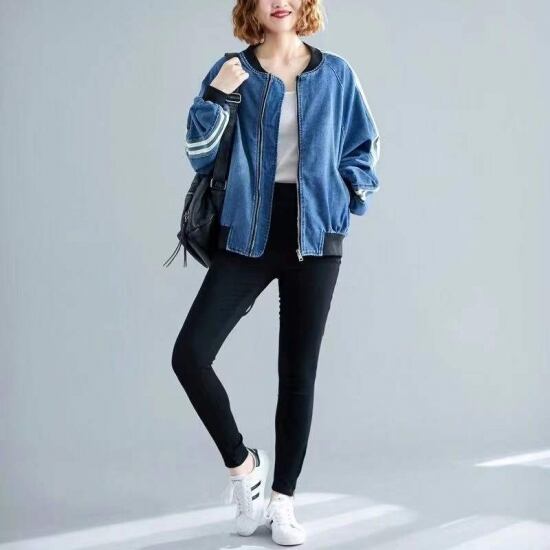 サイドラインデニムジャケット