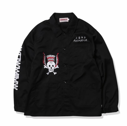 【ANIMALIA】アニマリア “ SKUNKEY “ Coverall (BLACK) カバーオール