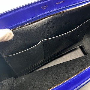 CELINE セリーヌ トラペーズ スモール レザー ハンドバッグ マルチカラー A-14223