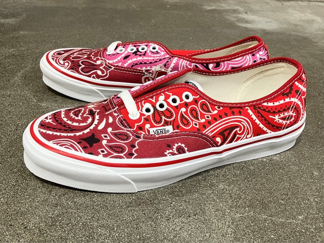 VANS BY VAULT x BEDWIN & THE HEARTBREAKERS UA OG AUTHENTIC LX (BANDANA RED)