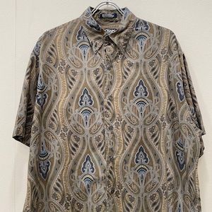 CHAPS by Ralph Lauren used s/s pattern shirt size:L