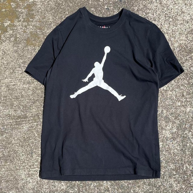 【XLサイズ】AIR JORDAN / NIKE ビッグジャンプマン モノクロ 古着 Tシャツ