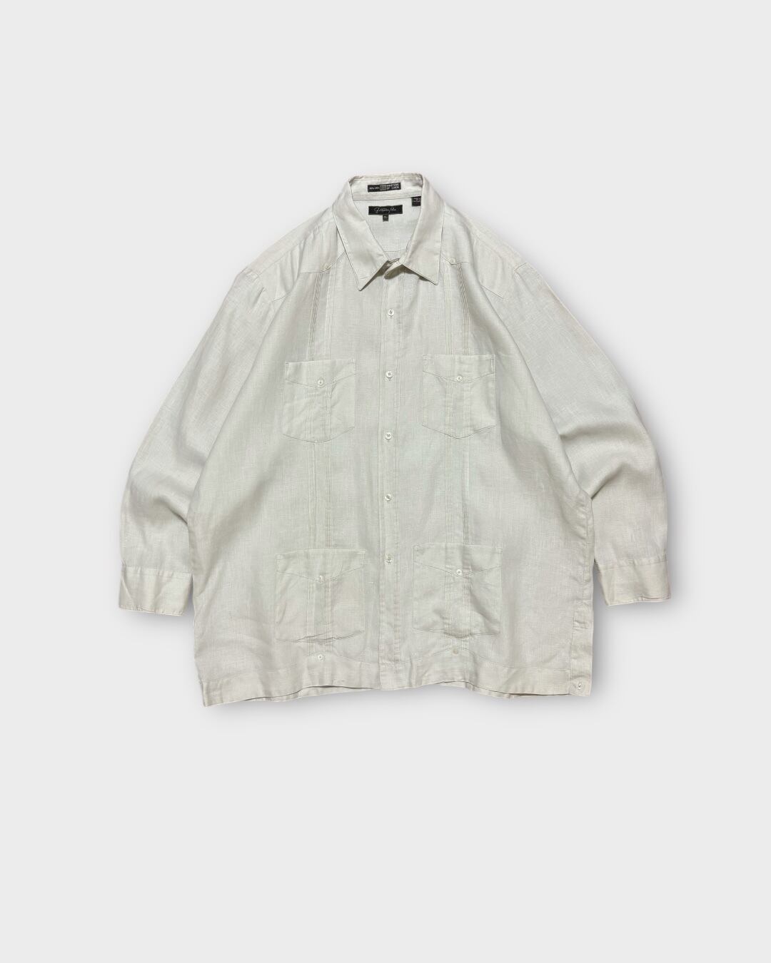 【Used】“Fernando Pena” Linen Cuba Shirt