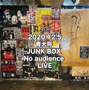 青大将 [2020.12.5 JUNK BOX No audience LIVE] CD