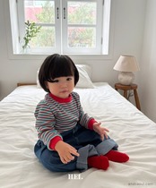 韓国子供服 / 26Autumn / 〖取寄〗Hei / ポポTシャツ / キッズ服 / カラフル服 / 秋服 *XS~XL*
