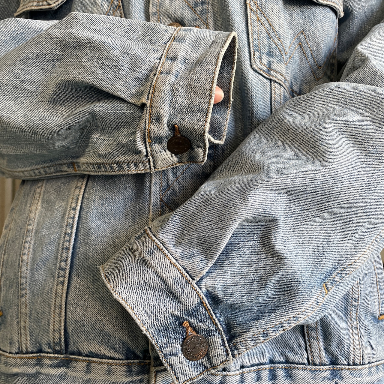 80年代〜90年代 Wrangler ラングラー デニムジャケット メンズM 古着 G 
