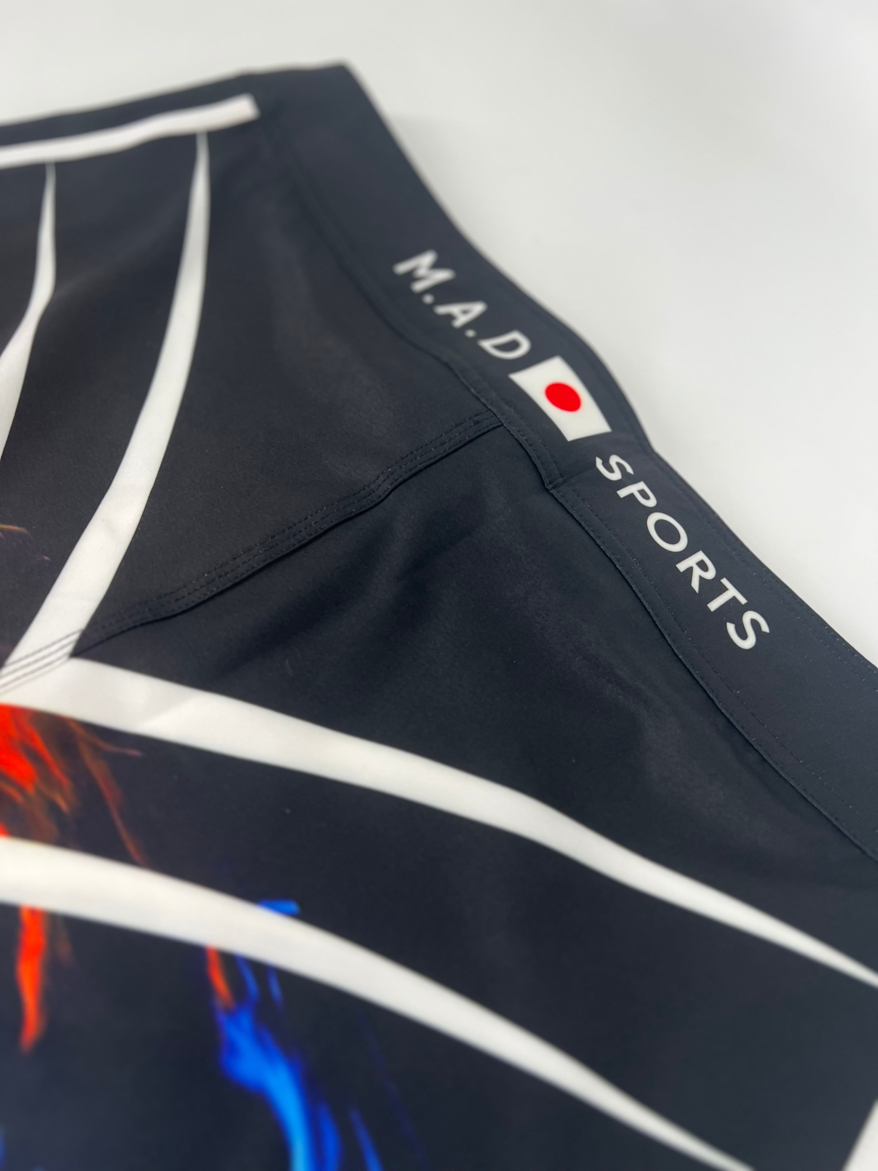 M.A.D Board Shorts 【FIRE×BLACK SPECIAL EDITION】 | madsportsgym