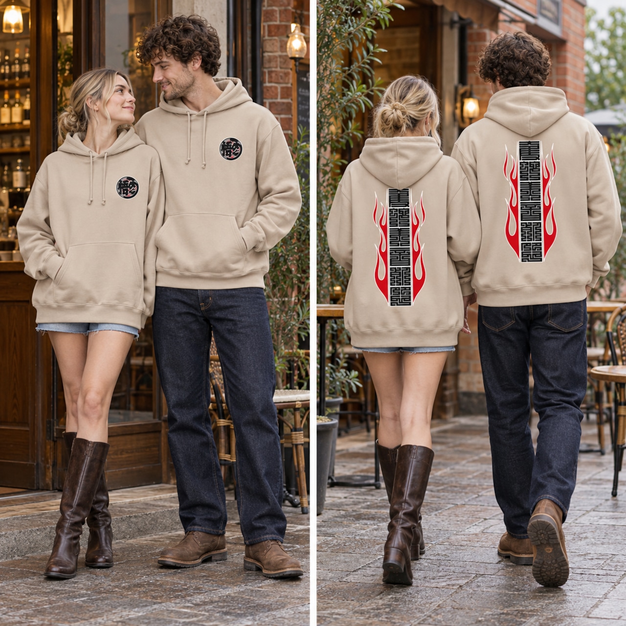 DeterminationHoodie【 Sandbeige 】