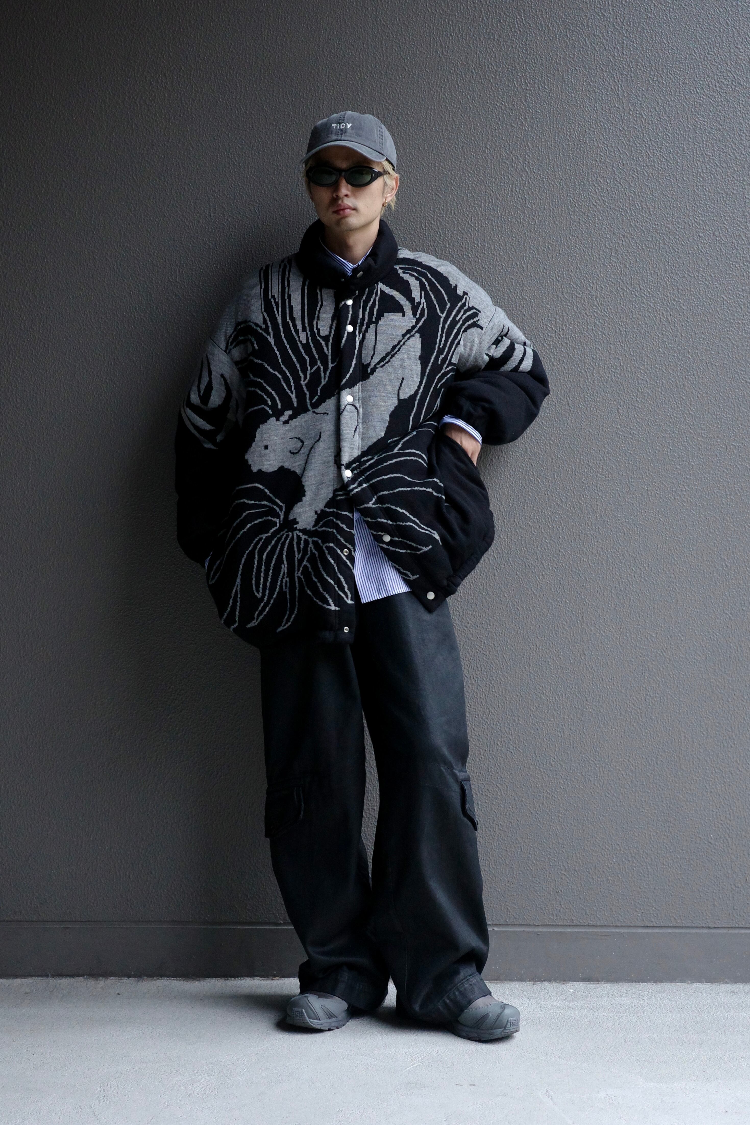 トップス DAIRIKU 21AW Check Tweed Shirt DAIRIKU 21AW Check Tweed Shirt