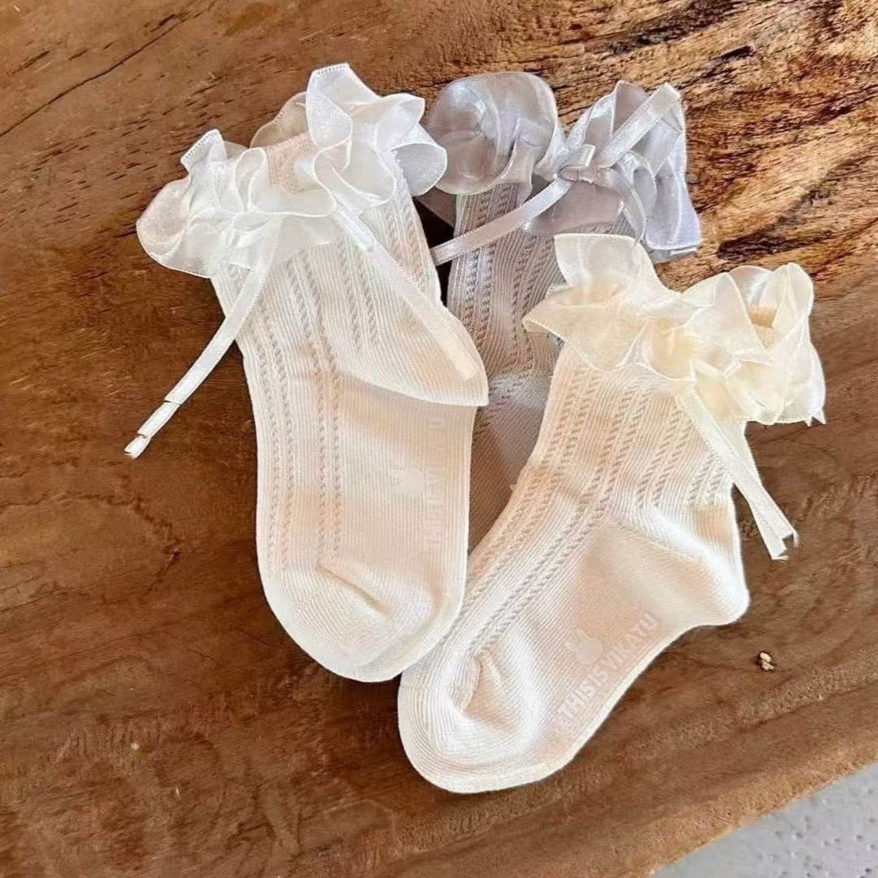 【即納】ソックス オーガンジー ~プチプラセレクト~【海外輸入服 こども服 ガーリー 女の子】