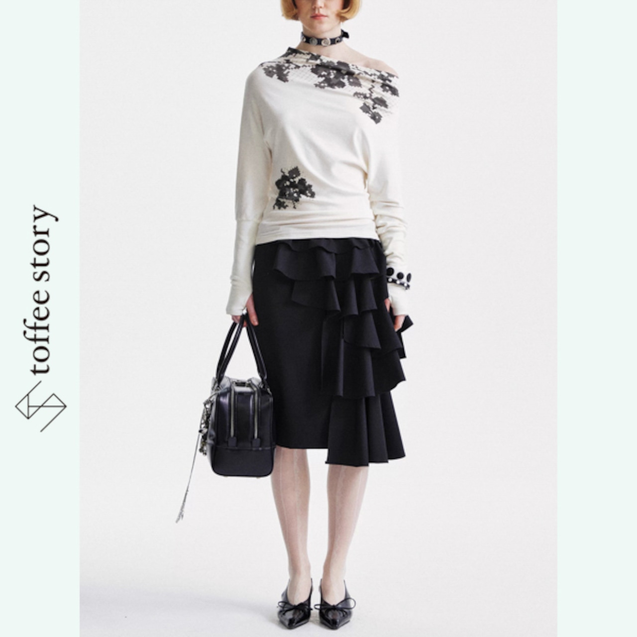 ダークフリル・パフォーマンススカート 《B0024》