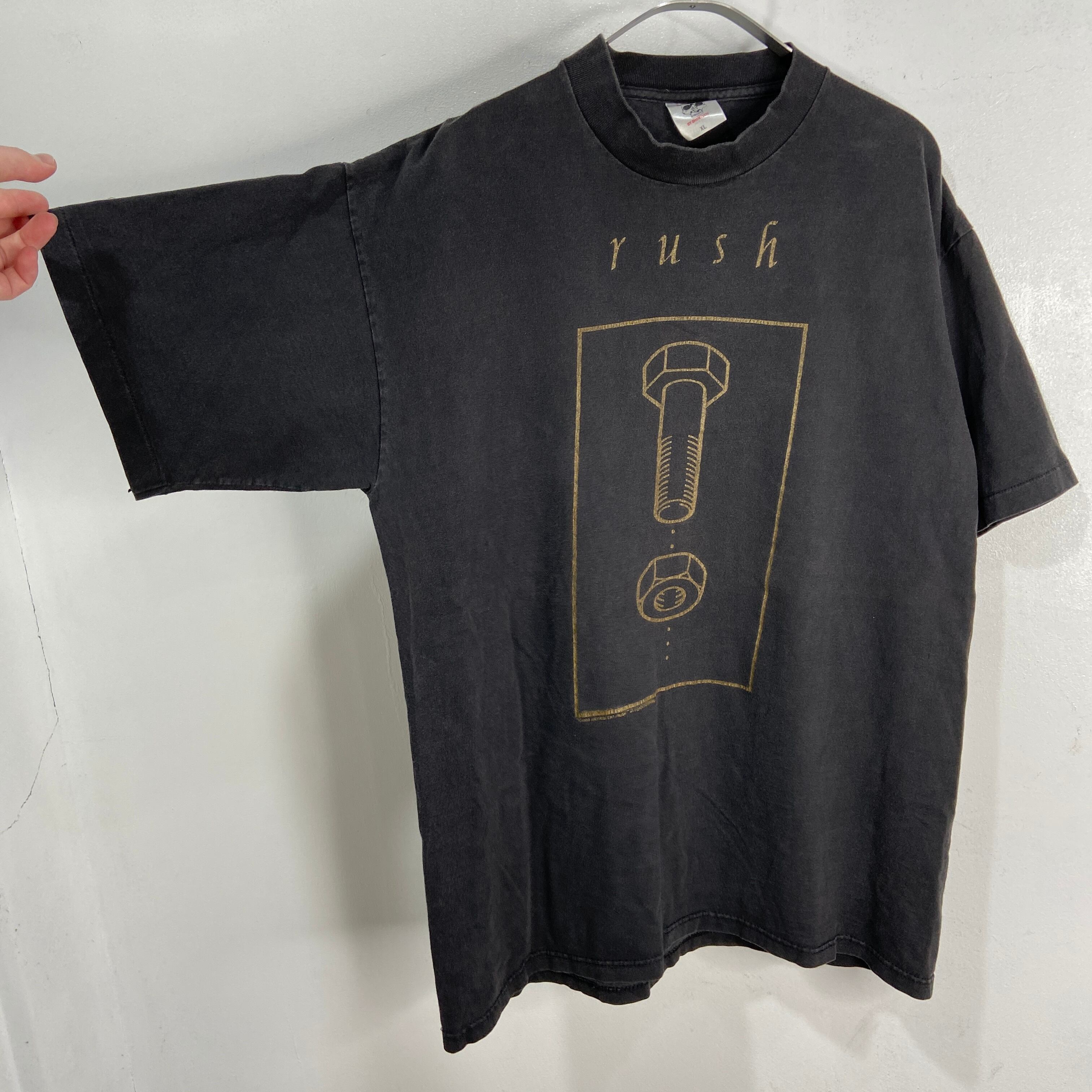 90s USA製 rush ラッシュ バンドTシャツ ツアーT ブラック XL | 古着屋 Uan 