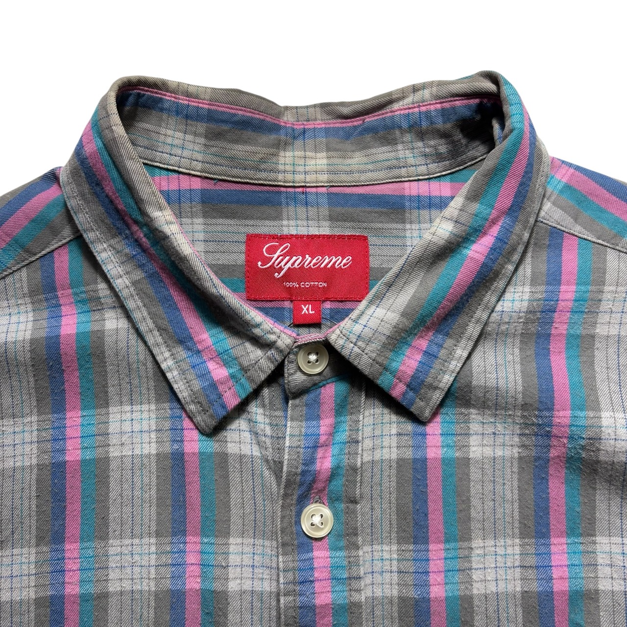 SUPREME cotton flannel shirt