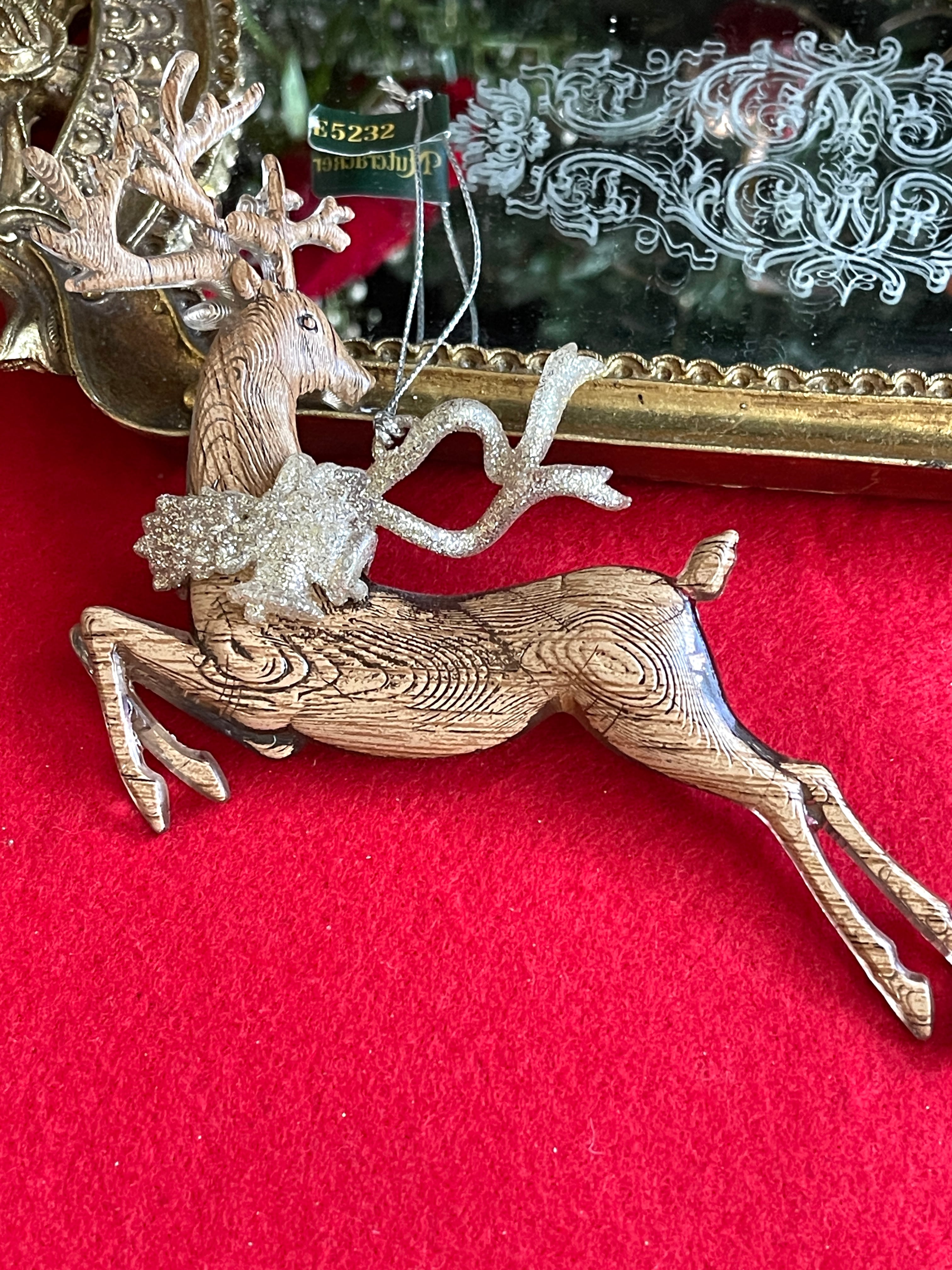 ◇トナカイ◇跳ねるトナカイ◇◇オーナメント◇買い付け品◇◇◇英国