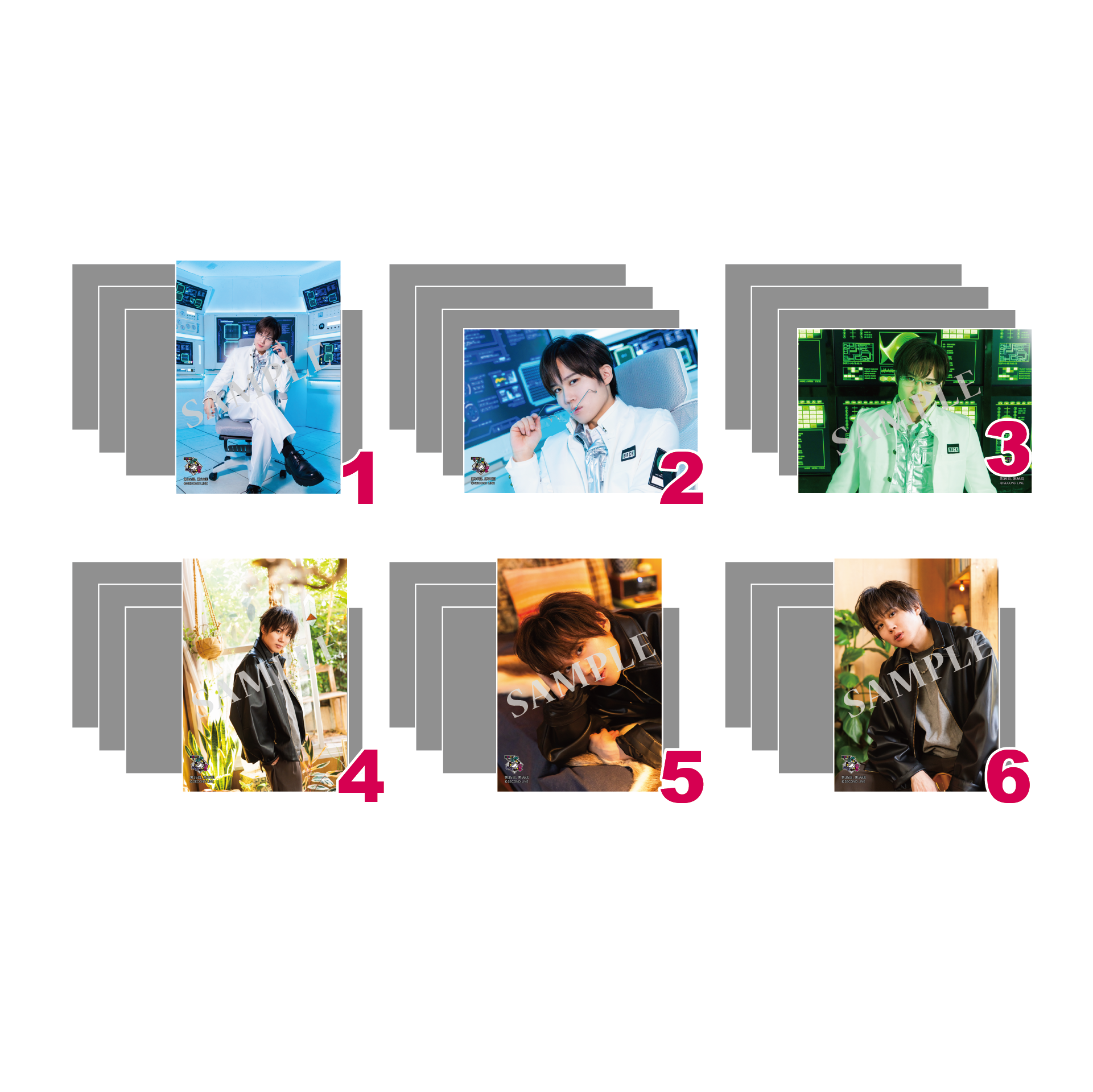 小松昌平の盤・番・絆! 第35回、第36回 ブロマイド ※ランダム販売