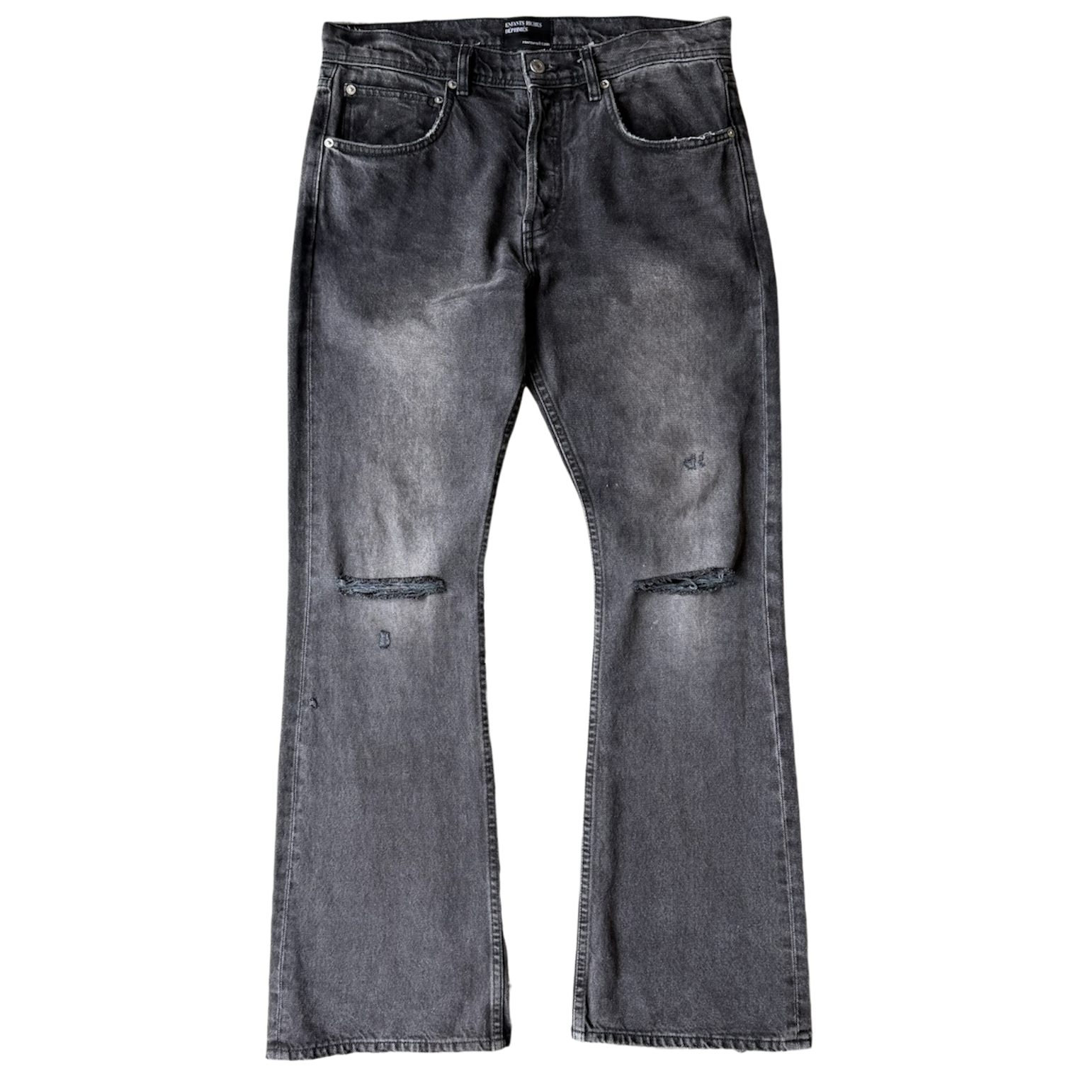 Enfants Riches Dprims distressed bootcut jeans