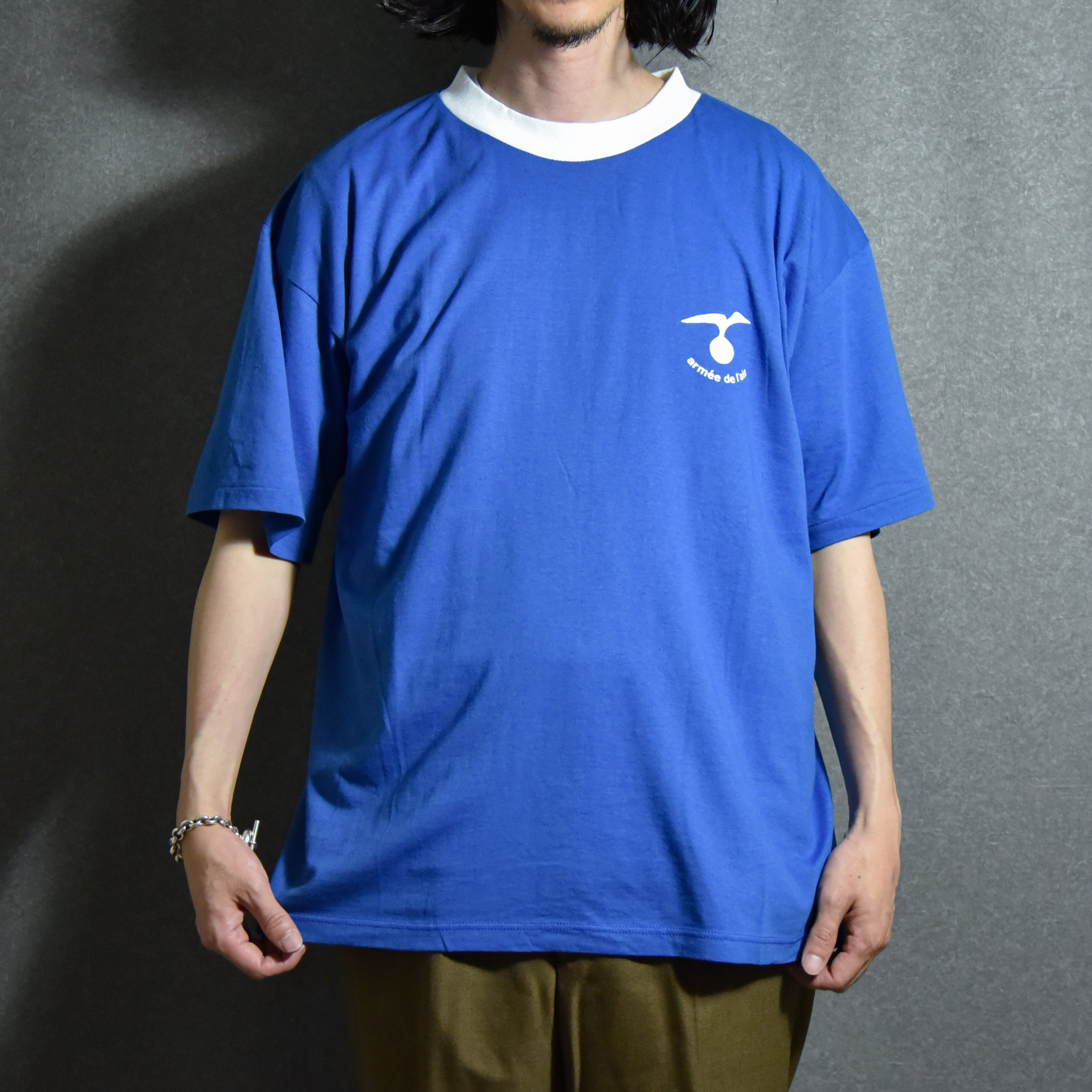 104サイズ dead stock vintage フランス軍 ロゴ Tシャツ