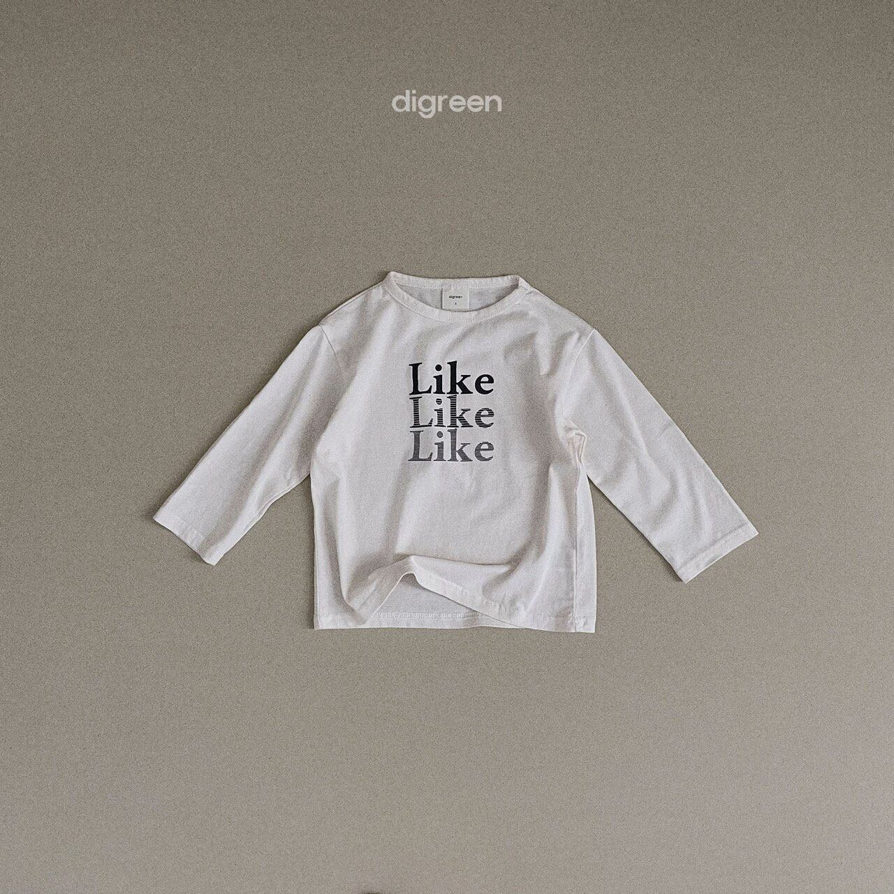 【即納】digreen Like T shirt (韓国子供服ライクTシャツロゴロンT) | 韓国子供服&海外子供服 full of... フルオブ powered by BASE