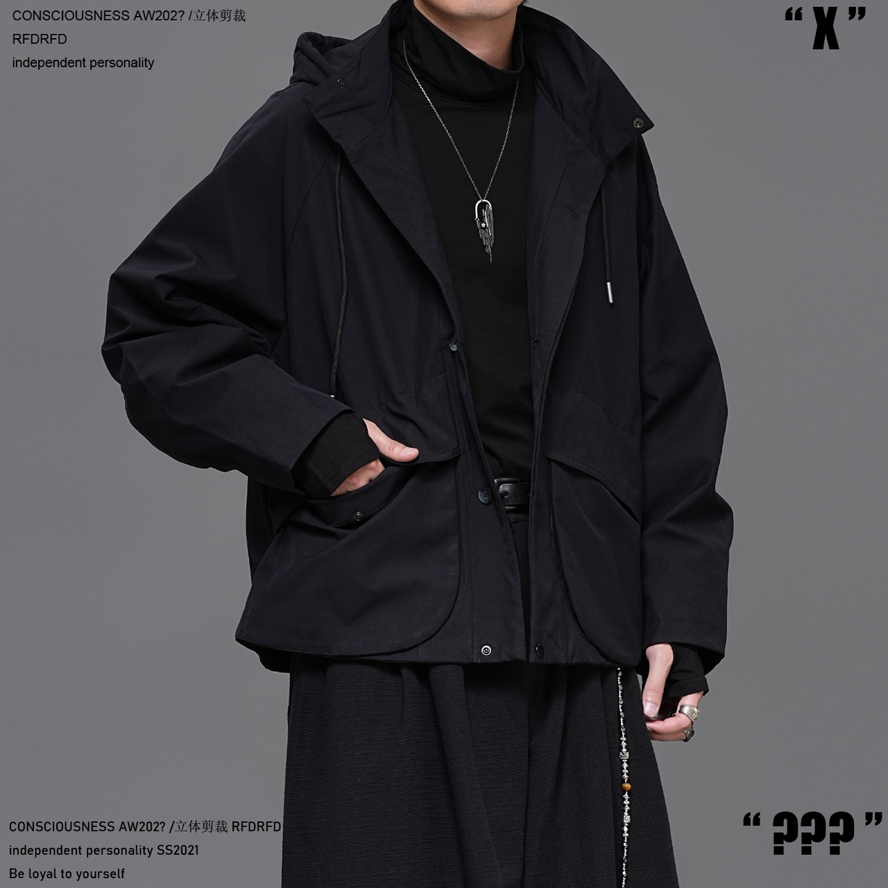 RFDRFD 26AW ネオオリエンタル 立体裁断 フーデッドジャケット