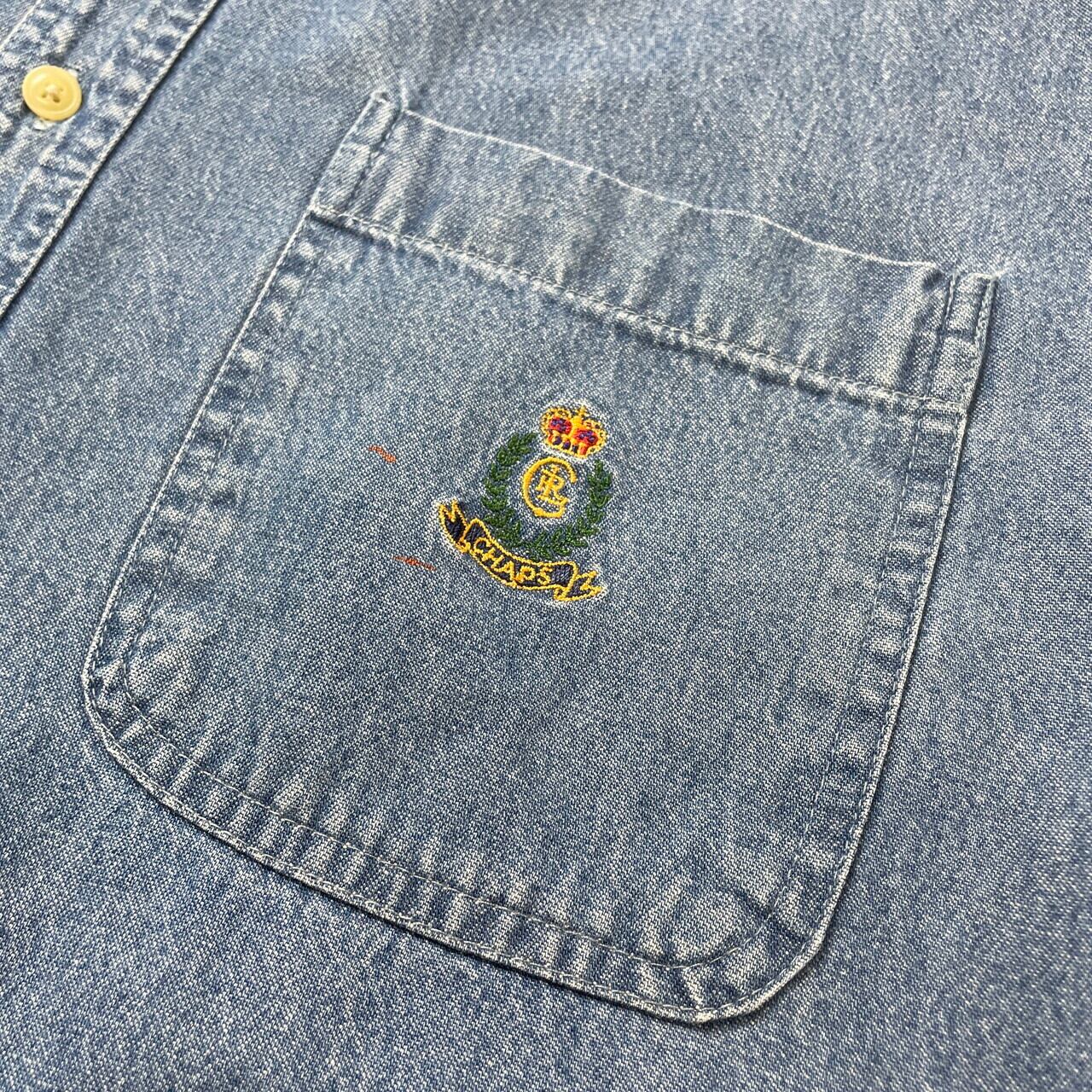 90年代 CHAPS Ralph Lauren チャップス ラルフローレン 長袖 デニム