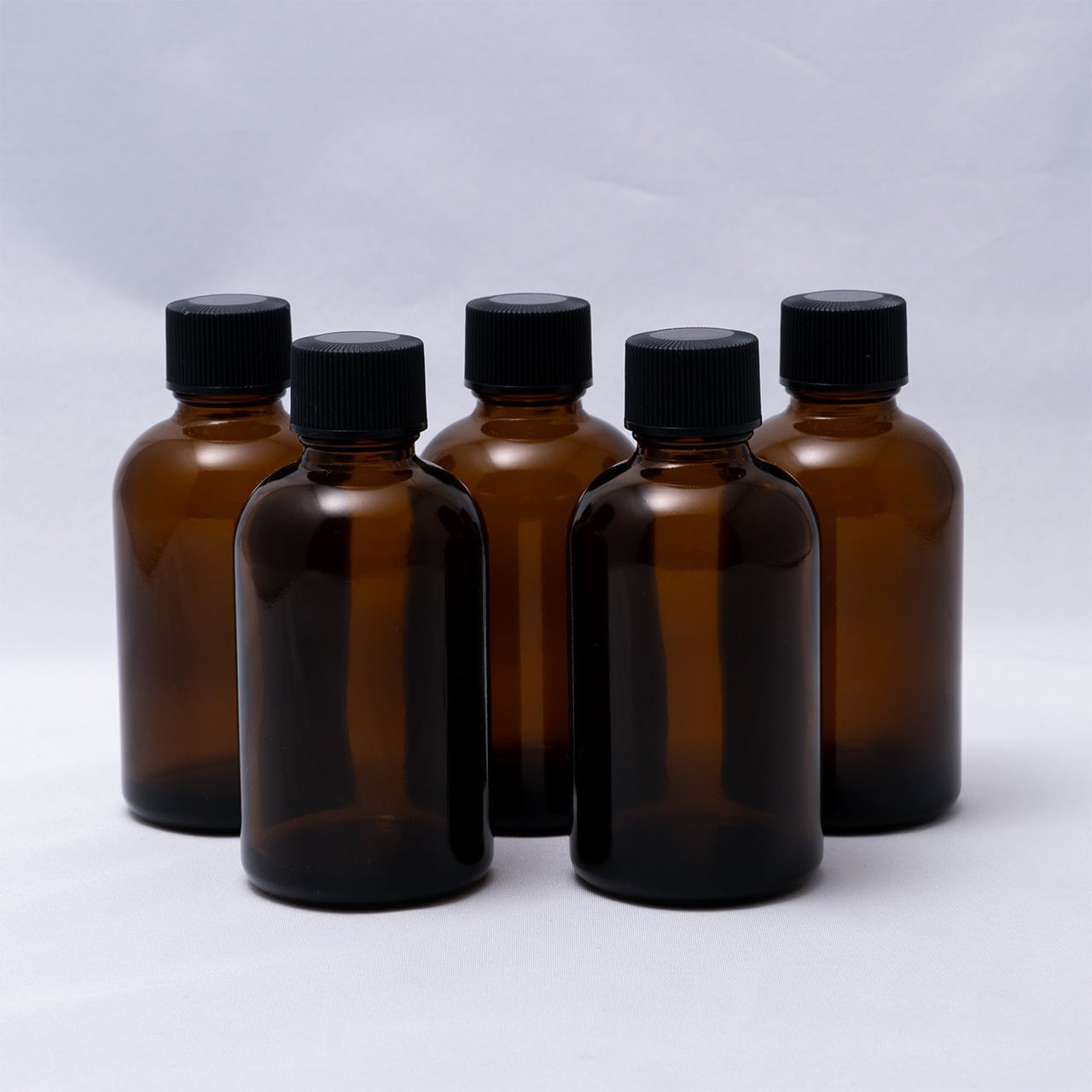 遮光瓶(茶/60ml)5本セット