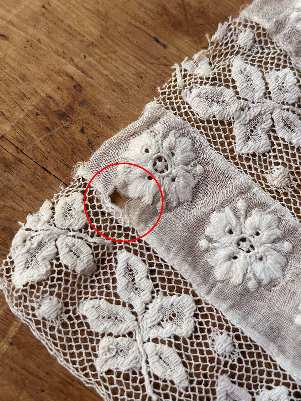 6層の花柄レースはぎれ 端切れ | Brocante de La Cocotte （フランス