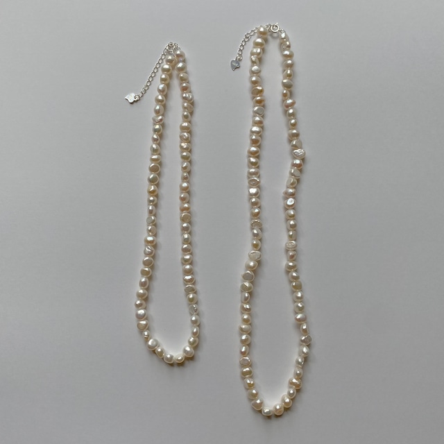 Baroque pearl necklace