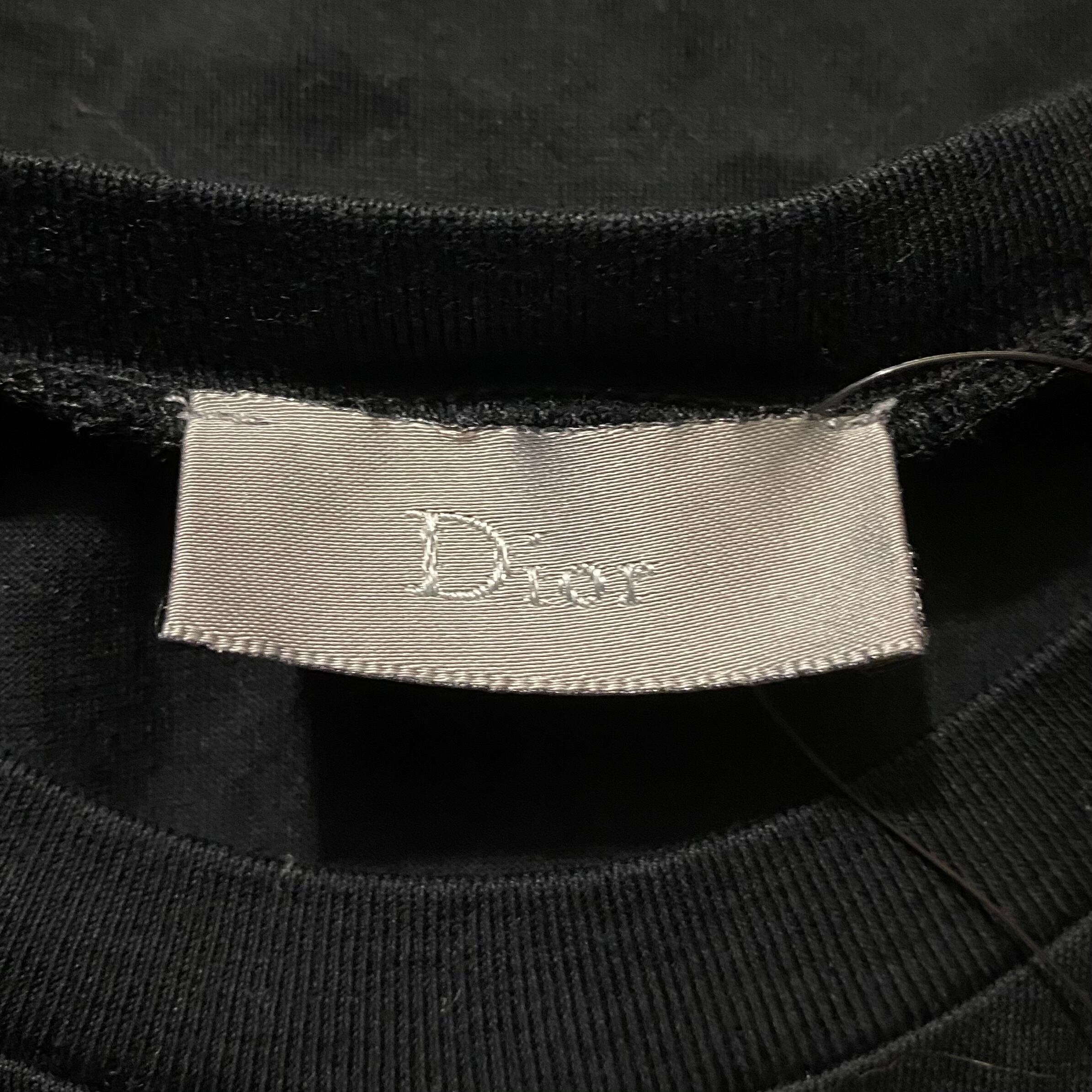 08SS DIOR HOMME back print tee | NOIR ONLINE