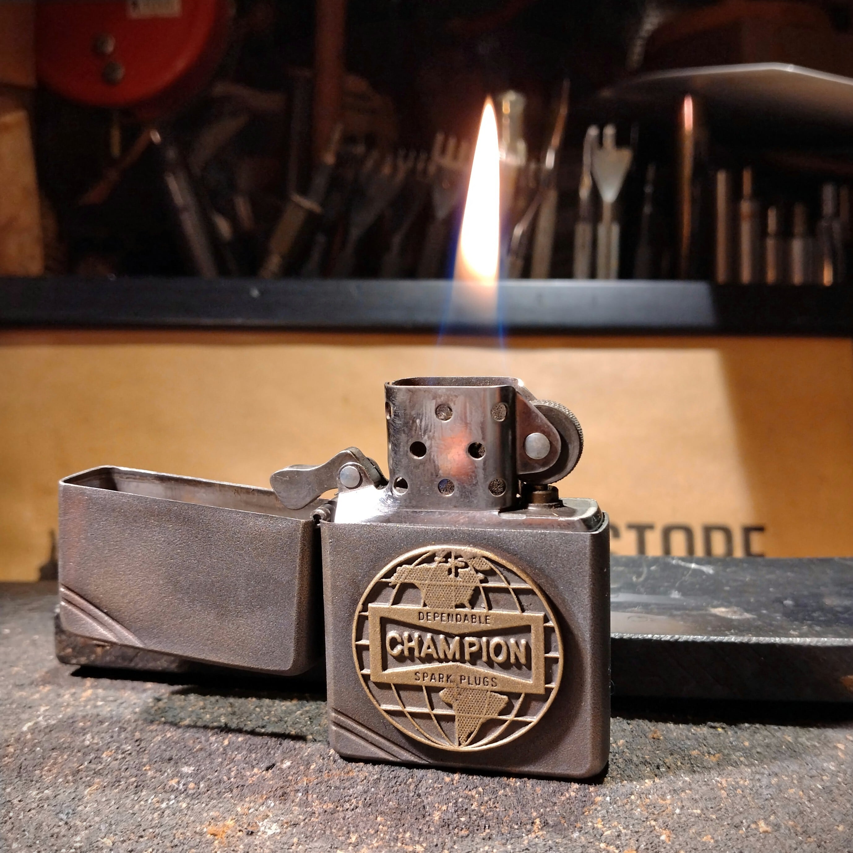 ZIPPO 限定　HARLEY-DAVIDSON チェーン付き　　　　　1978