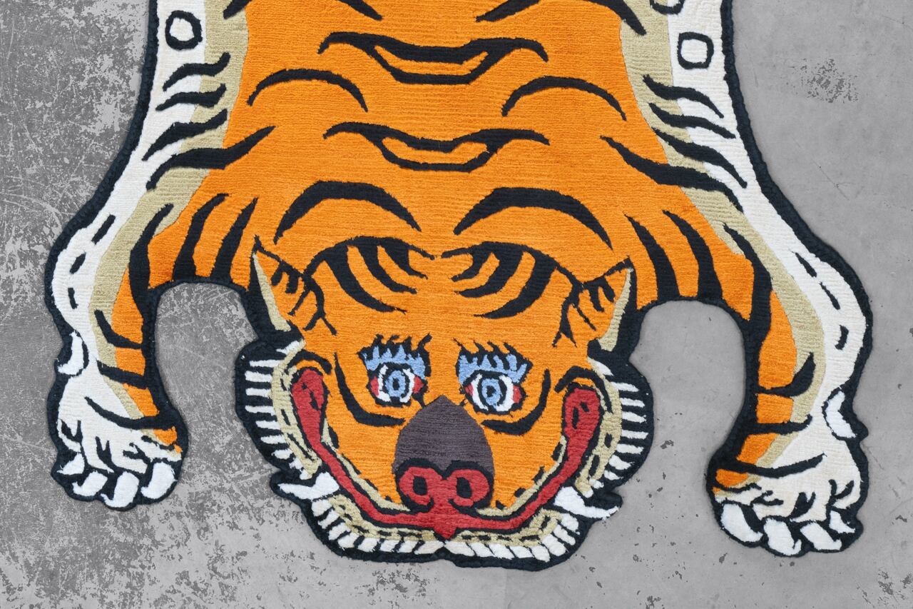Tibetan Tiger Rug 《Sサイズ•シルク300》チベタンタイガーラグ
