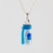UNIQUE blue & cyan - necklace -