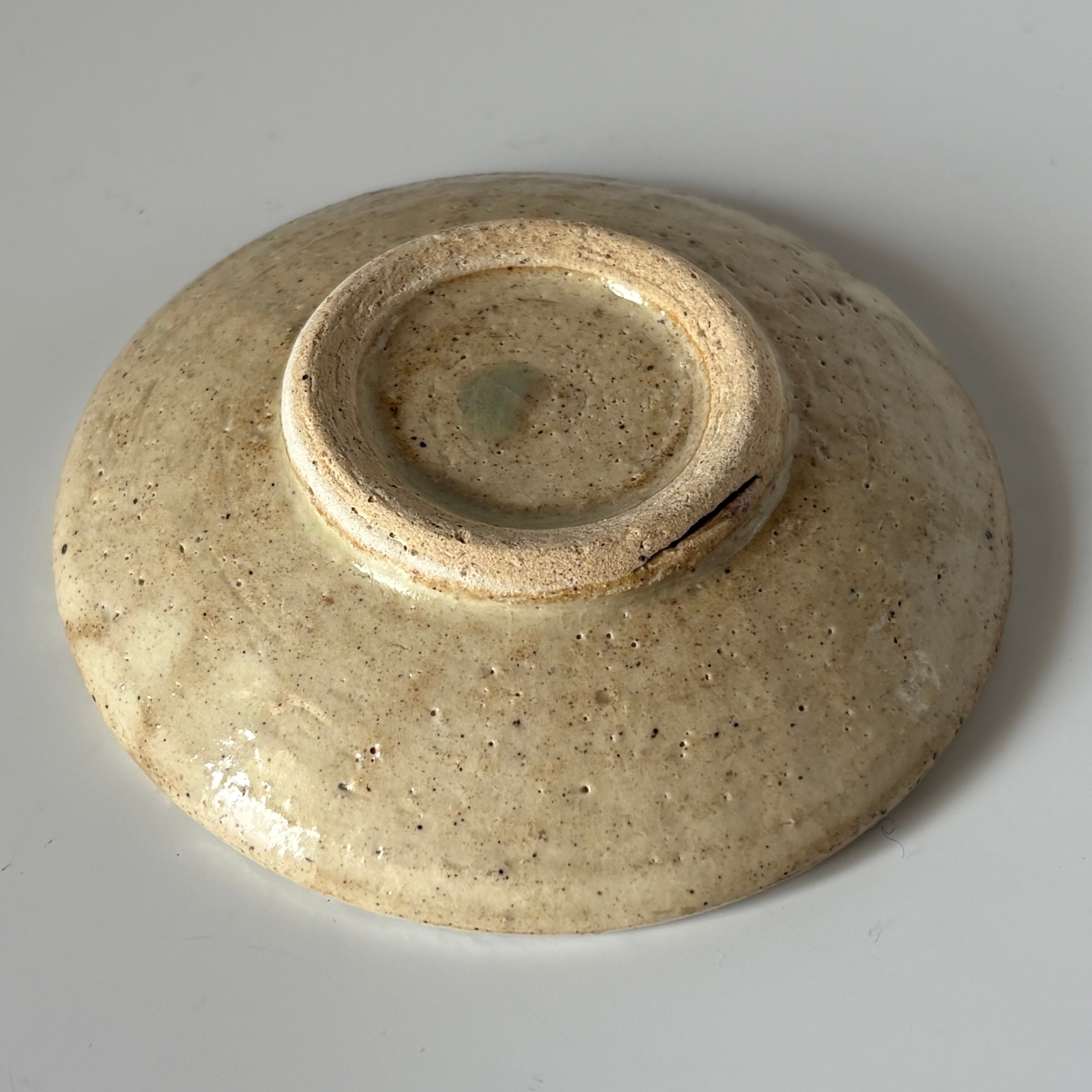 益子淳一 / 粉引しのぎ豆皿 | 星霜 -古道具と手しごと品-