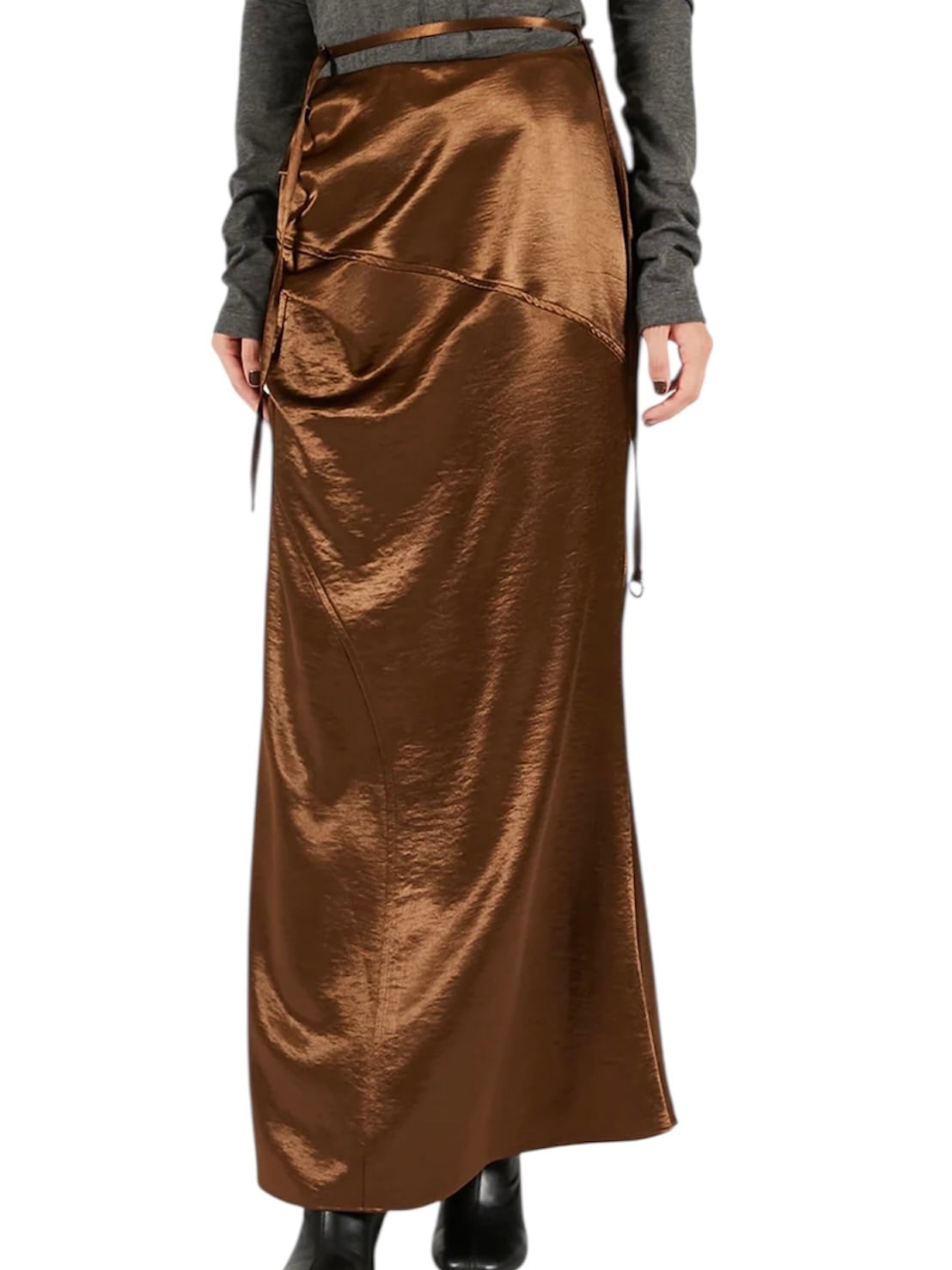 25SS】FETICO フェティコ / ROSE VELVET TULLE GATHERED SKIRT