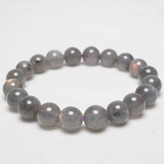 ピンク ラブラドライト ブレスレット 10mm 一点物 メール便送料無料 [M便 1/10] 111-25190