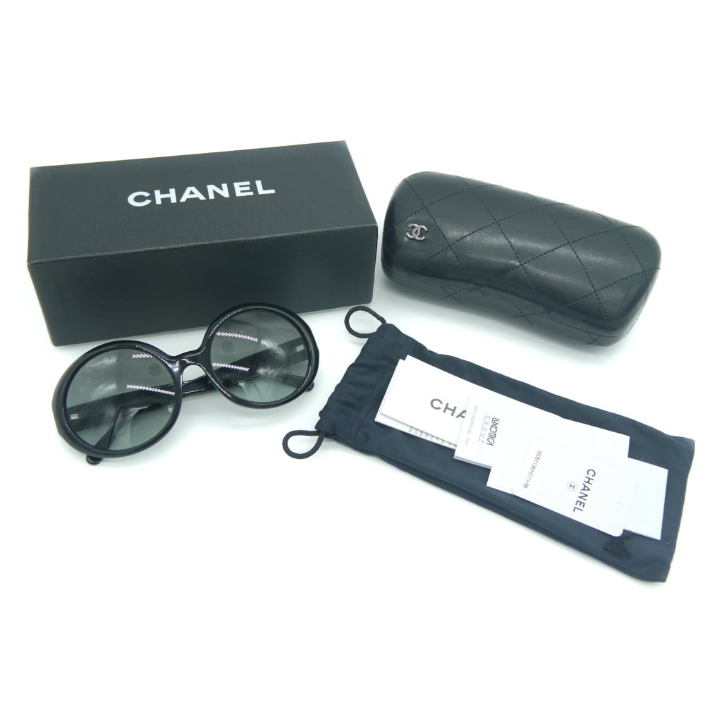 CHANEL シャネル サングラス マトラッセ 5120-A c.501/11 56□20 135 