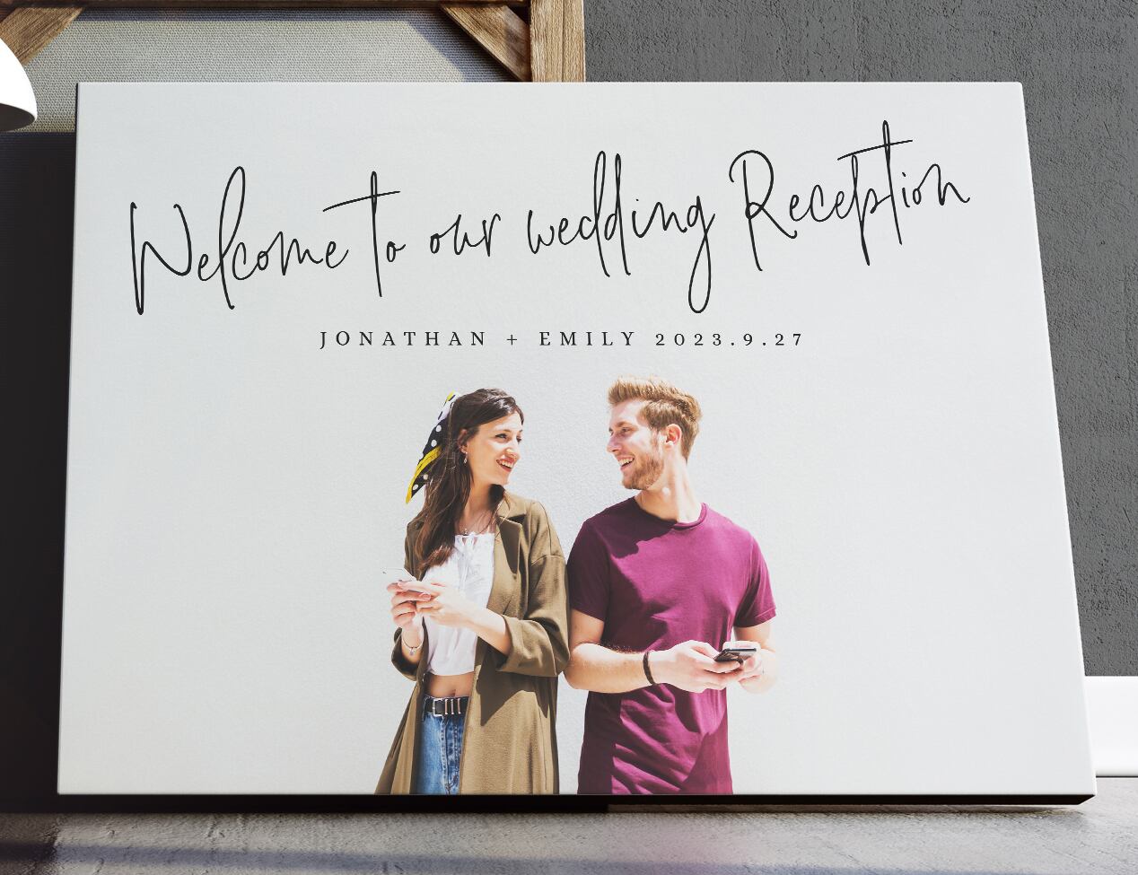 ビッグカリグラフィー ウェルカムボード