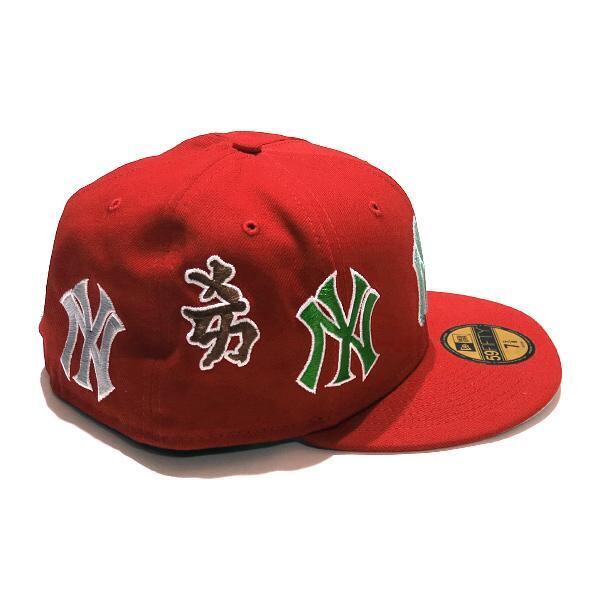 Supreme newera 7 3/4 未使用 ヤンキース mlb