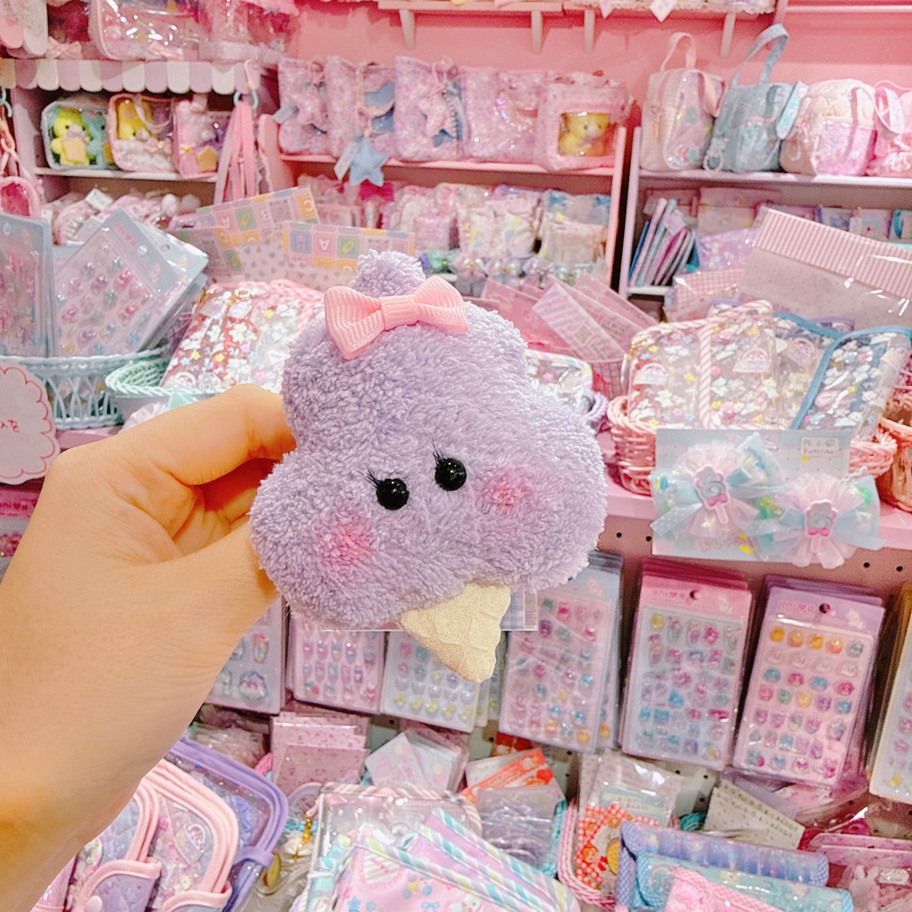 【A10】14-7ソフトクリームのうんぴいヘアゴム